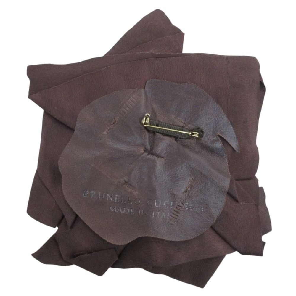 ブルネロクチネリ カシミヤ100% カーディガン ブローチ ネイビー M 美品 BRUNELLO CUCINELLI ブルネロクチネリ カシミヤ100