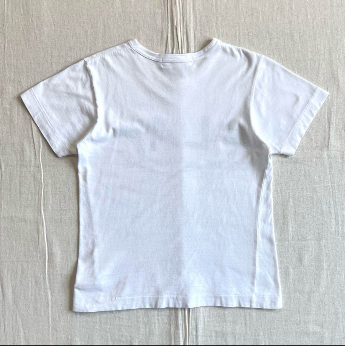 希少 00s 当時物 PLAY COMME des GARÇONS コムデギャルソン 白 短丈T 