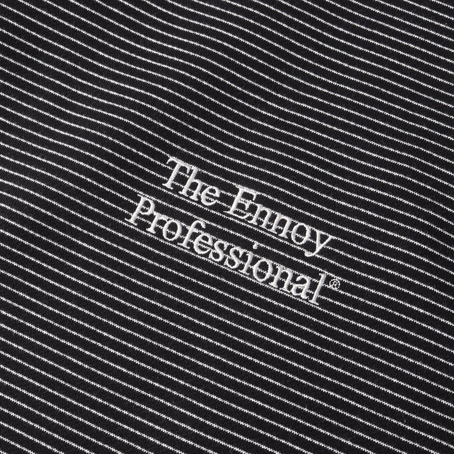 美品】ENNOY エンノイ パーカー ブラック ホワイト 黒白 サイズ:L  