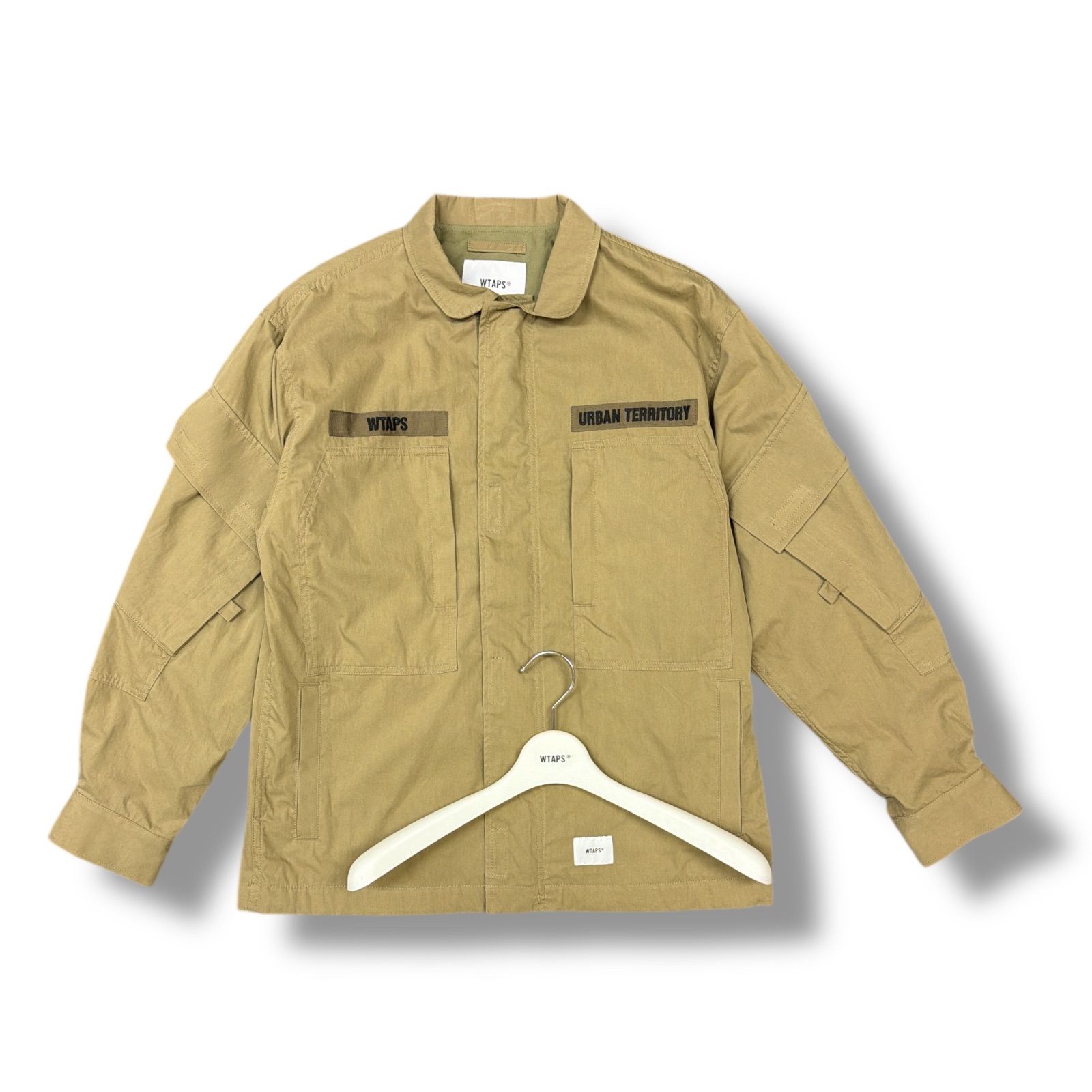未使用品 WTAPS 21SS NYCO TUSSAH D90 ミリタリー フィールド 