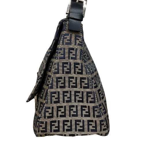 中古】FENDI フェンディ ハンドバッグ キャンバス レザー
