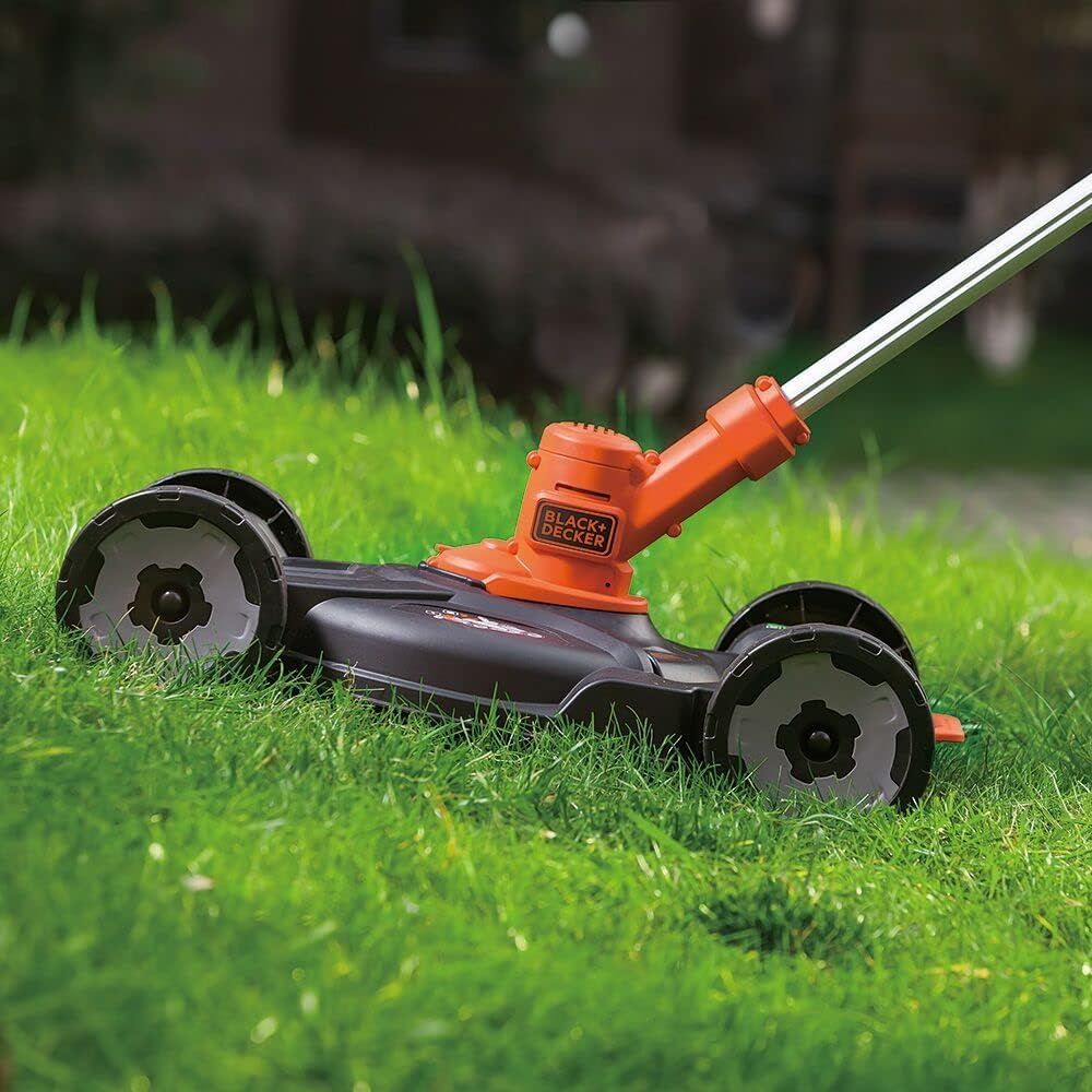 BLACK+DECKER 芝刈り機 コードレス 自給式 ナイロントリマー ワゴン