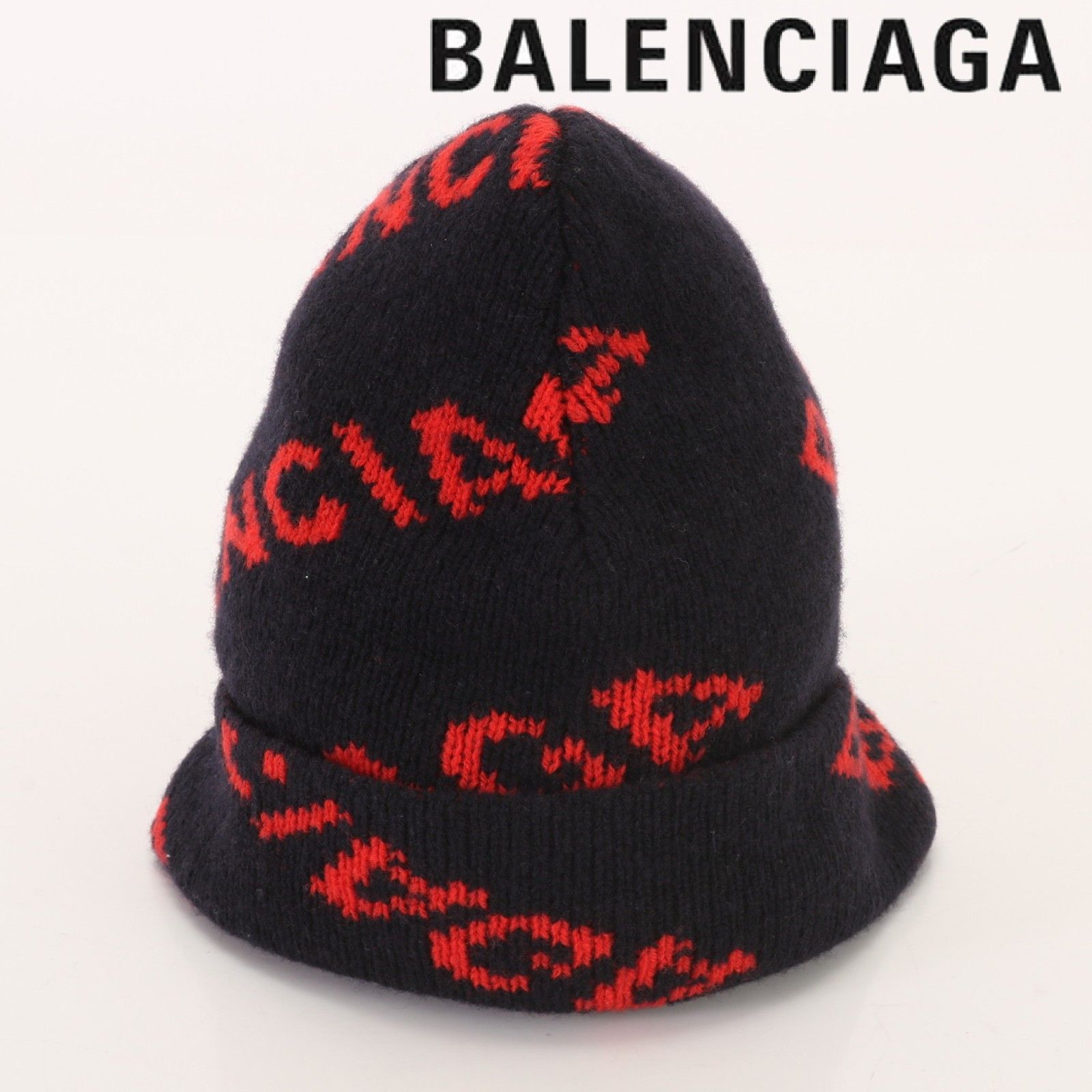 BALENCIAGA ニット帽 ビーニー+palazzotoledo.comune.pozzuoli.na.it