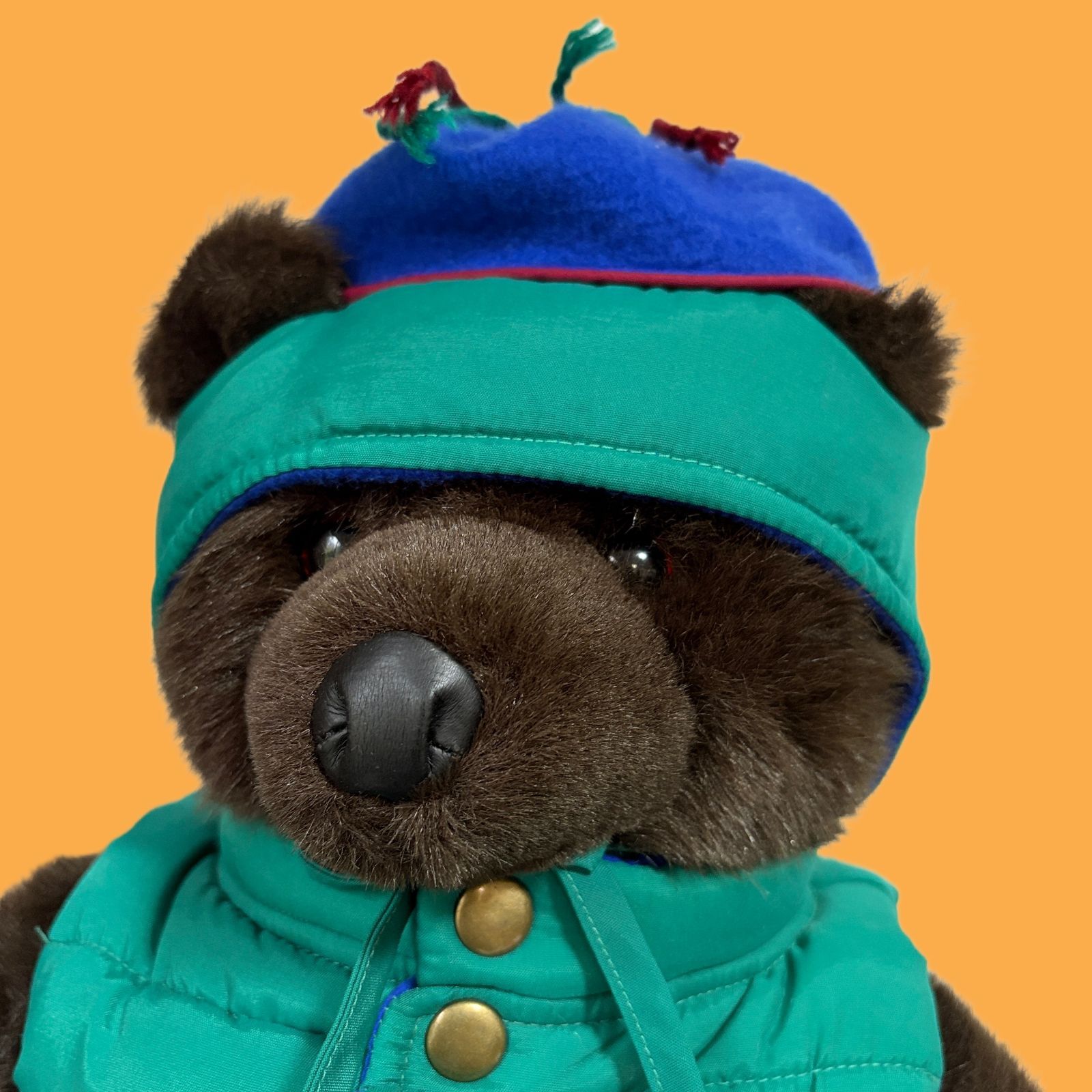 90s L.L.Bean L.L.Bear Bean Bear with Down Vest ② エルエルビーン