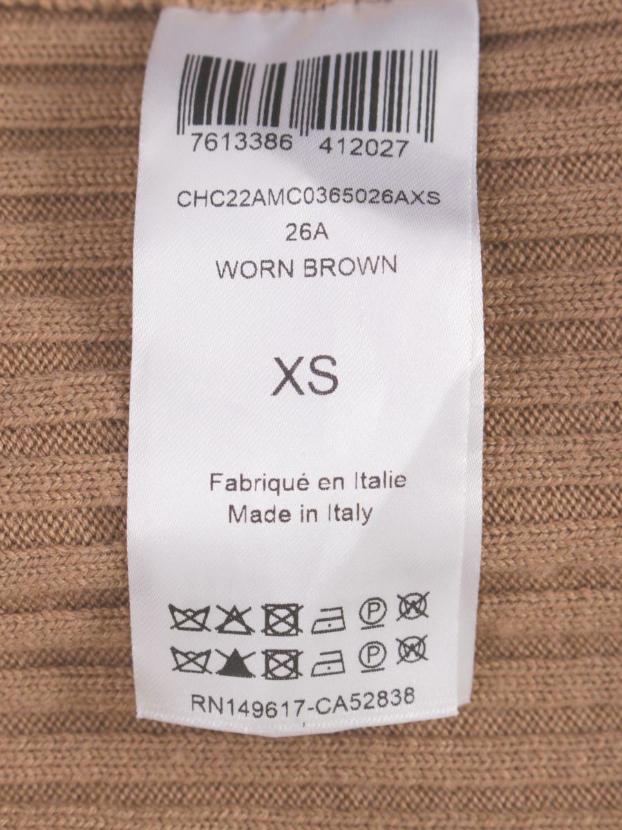 Chloe - クロエ CHC22AMC カーディガン XS ブラウン ITKLQF4D691C クロエ CHC22AMC カーディガン XS ブラウン ITKLQF4D691C - メルカリ