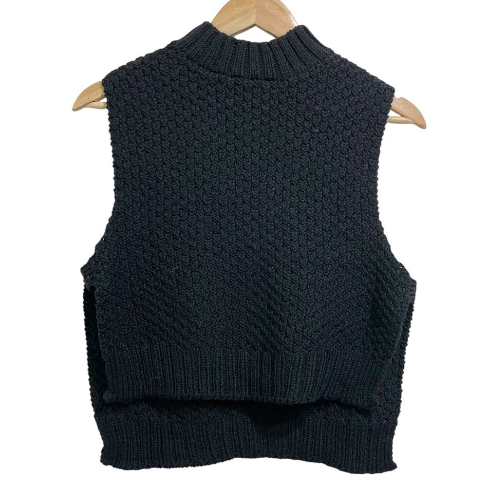 TORICIかのこベスト（手編み）ブラック torici かのこベスト ニット