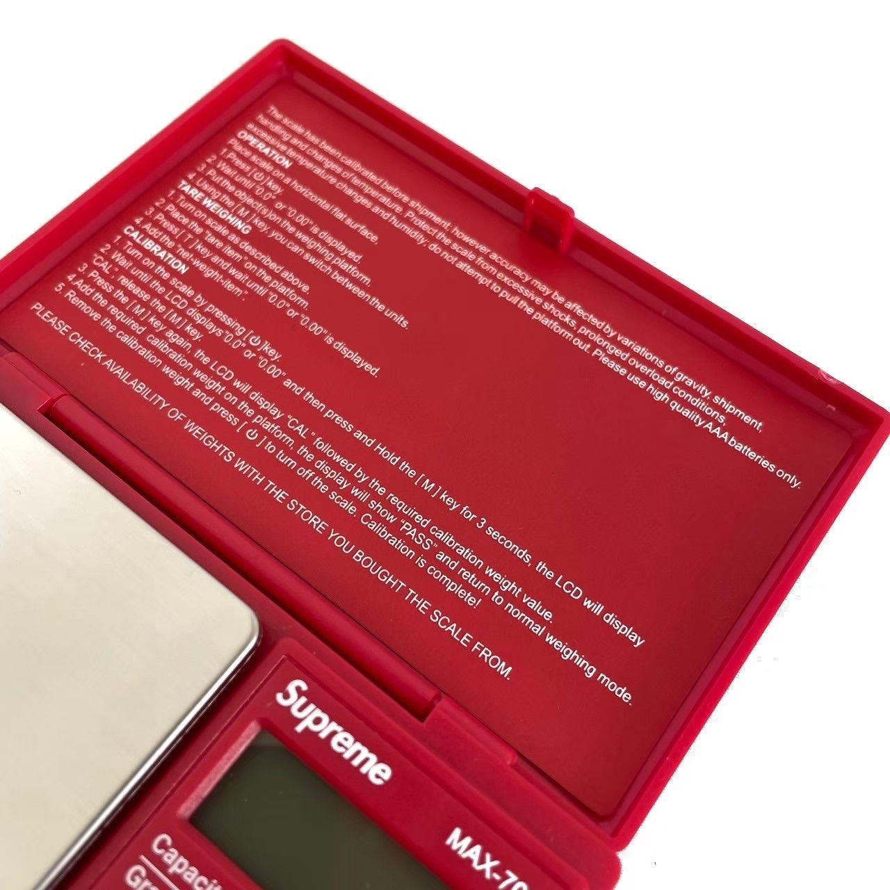 Supreme AWS MAX-700 デジタルスケール レッド Supreme X AWS Max-700 Digital Scale RED from Japan NEW | eBay