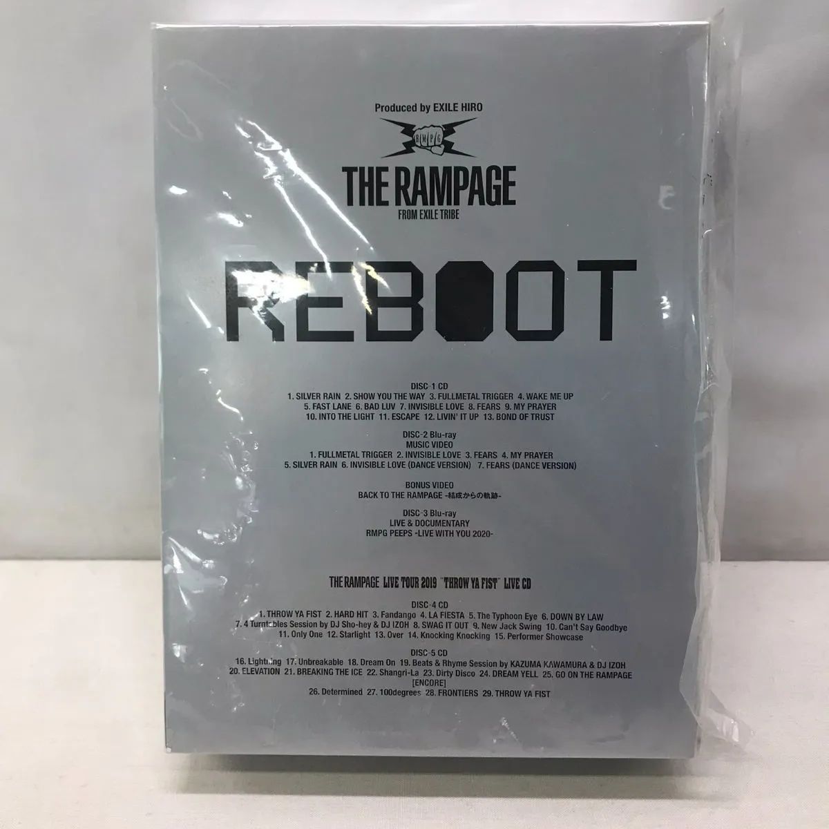 THE RAMPAGE for EXILE TRIBE REBOOT (CD3枚組+Blu-ray2枚組