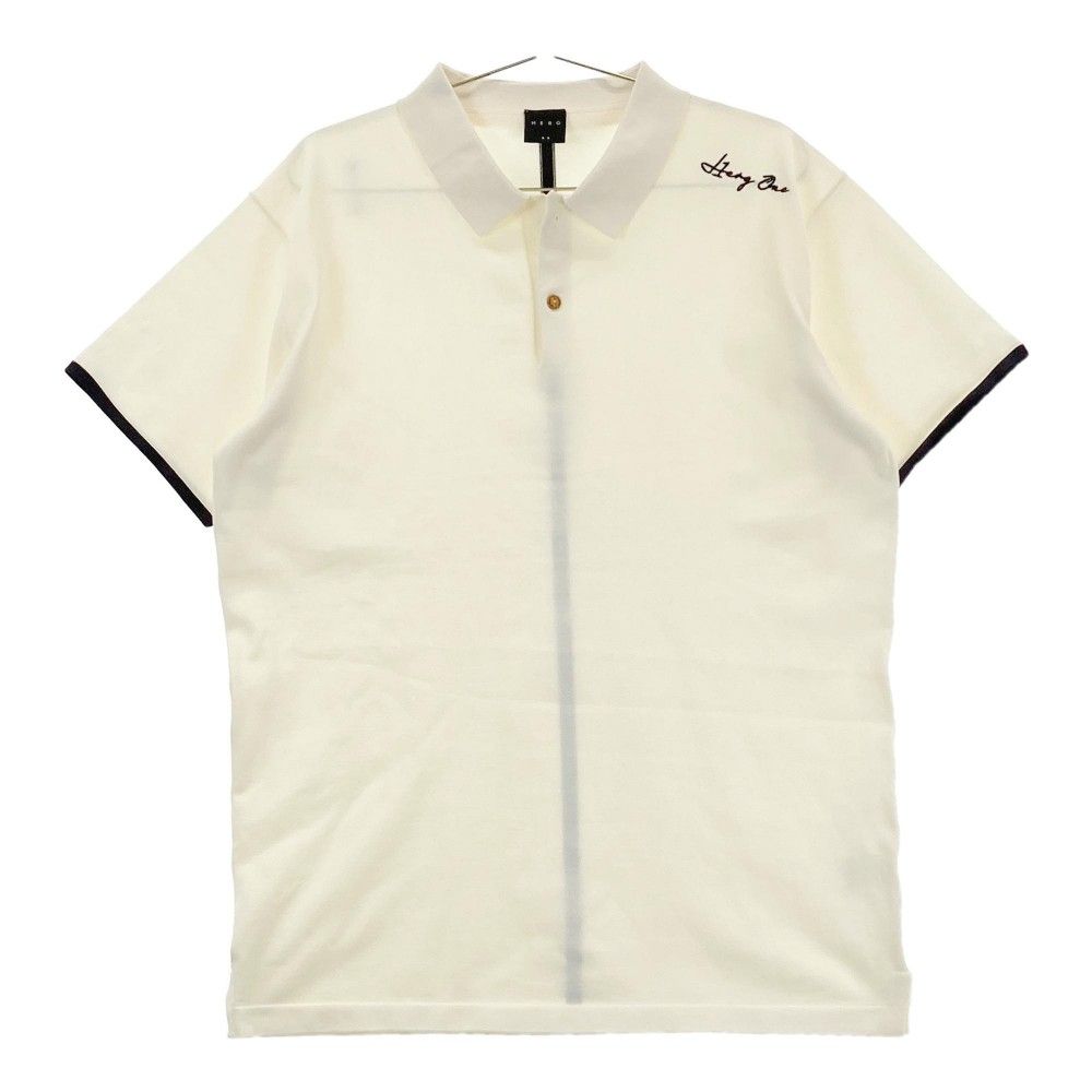 サイズ：L HERG1 エルグワン 半袖ポロシャツ ホワイト系 [240101331616
