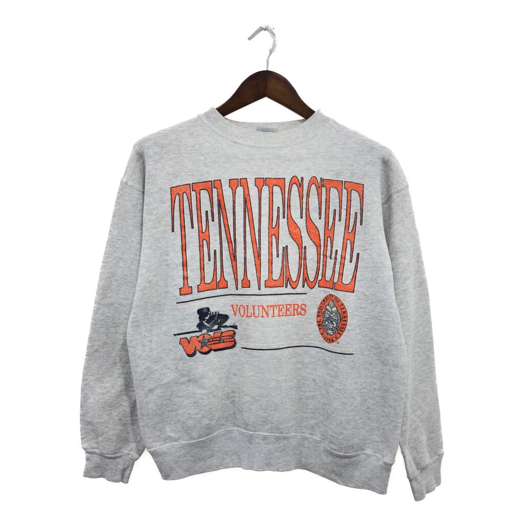90年代 Hanes ヘインズ テネシー スウェット トレーナー トップス カレッジ グレー (メンズ LARGE) 中古 古着 P9515
