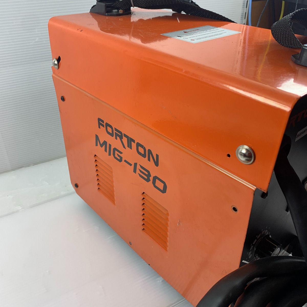 κκFORTON 半自動溶接機 　コード式 100v MIG-130 オレンジ