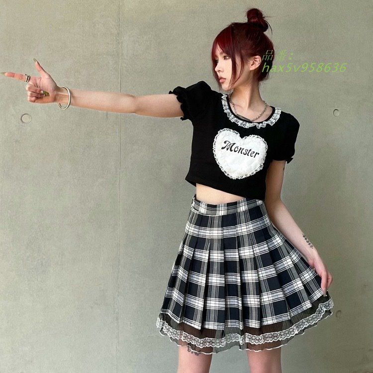 CRANK チェック フリル プリーツ スカート 韓国 Y2K 楽天市場】スカート レディース y2k ファッション y2k