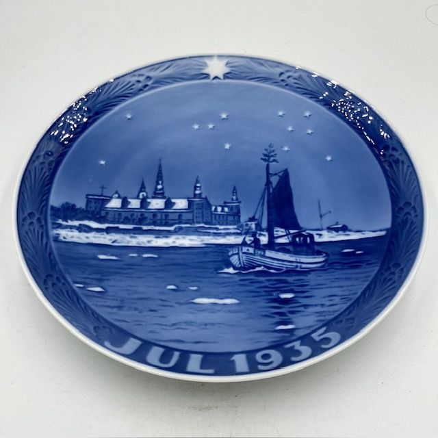 ロイヤルコペンハーゲン イヤープレート 1935年 「Fishing Boat of