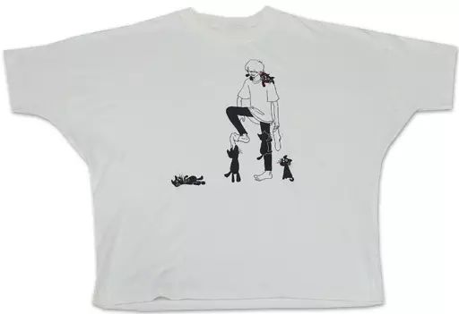 中古】Tシャツ(男性アイドル) キヨ キヨ猫 Tシャツ ホワイト