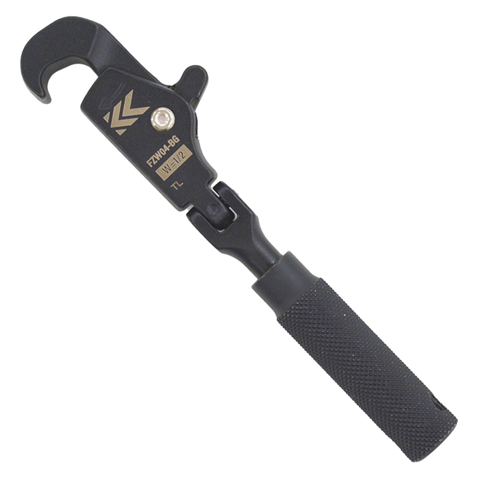 商品 フジ矢 Fujiya 全ネジクイックレンチ 黒金 4分 W1 2 寸切りボルトをどこからでも締め始め FZW04-BG