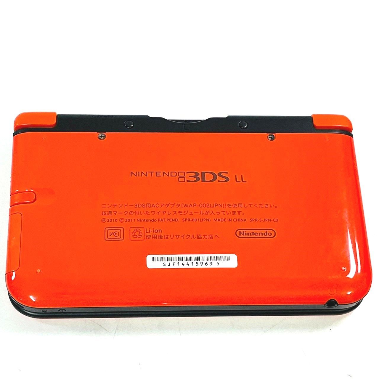 動作OK】Nintendo 3DS LL オレンジ ブラック リミテッド パック