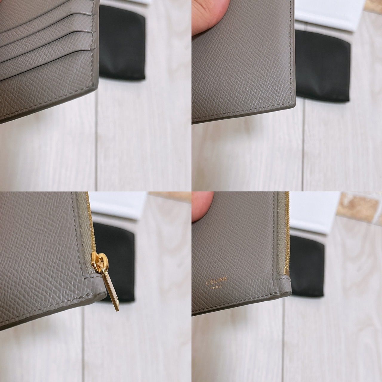 サンローラン フラグメントケース YSL カサンドラ キャビアスキン