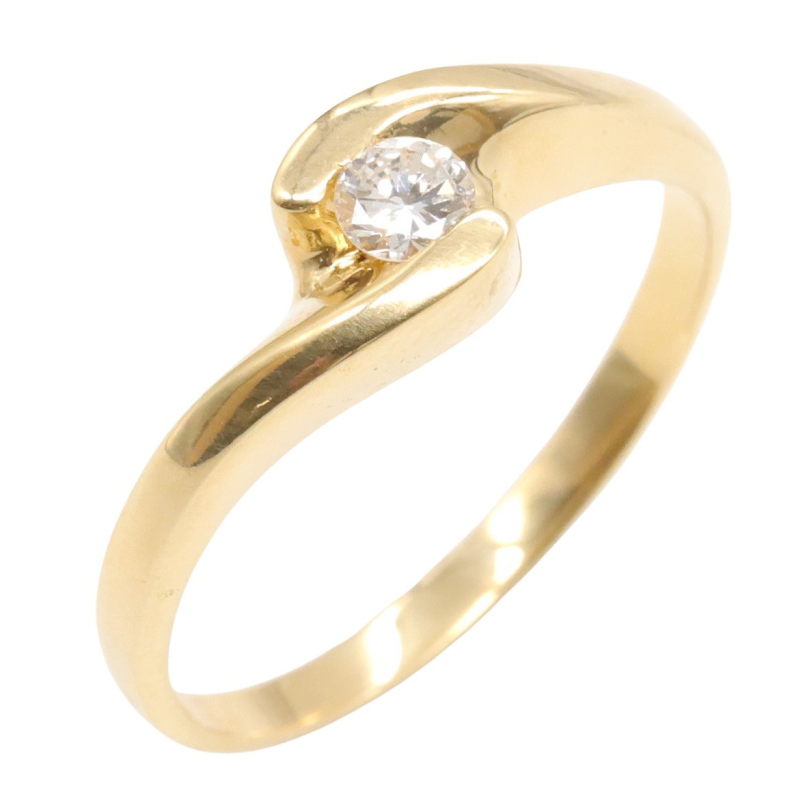JEWELRY リング・指輪 ダイヤモンド リング ﾀﾞｲﾔ 2.6g #11.5 K18 