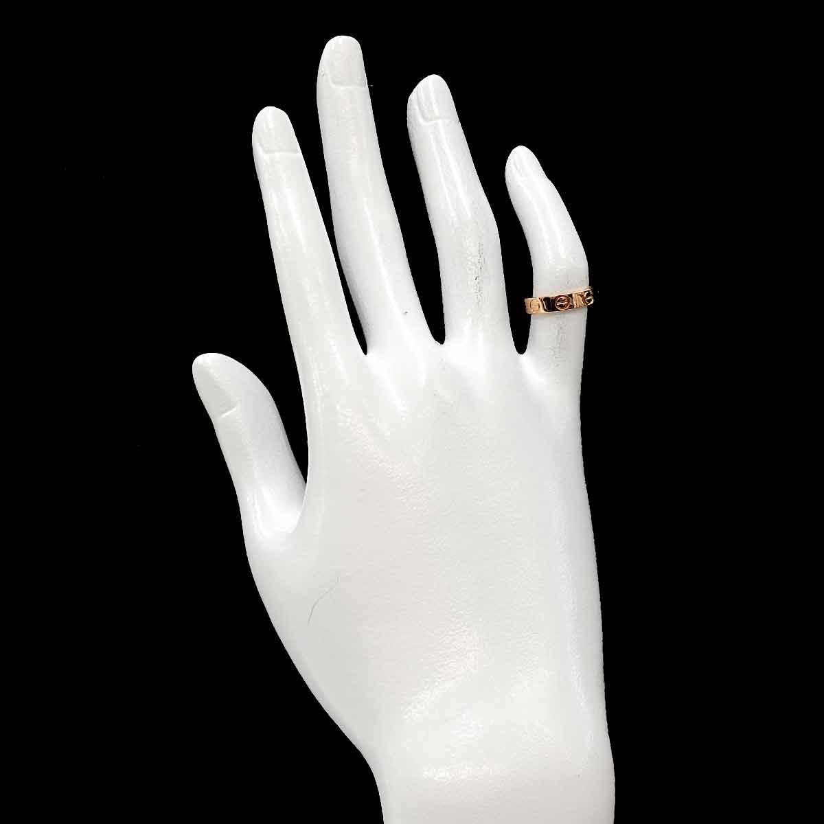 Cartier ゴールド リング　ミニラブリング　指輪　カルティエ CARTIER カルティエ ラブ リング 指輪 6.5号 18金 K18イエロー