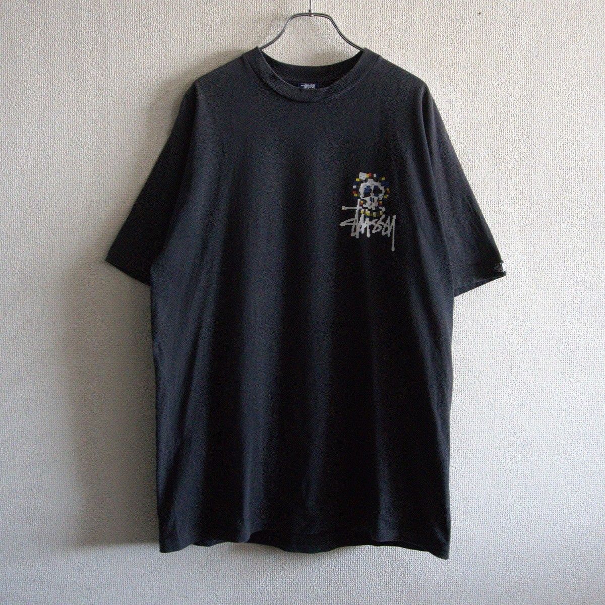00S】OLD STUSSY【スカルプリント Tシャツ】L ステューシー オールド 