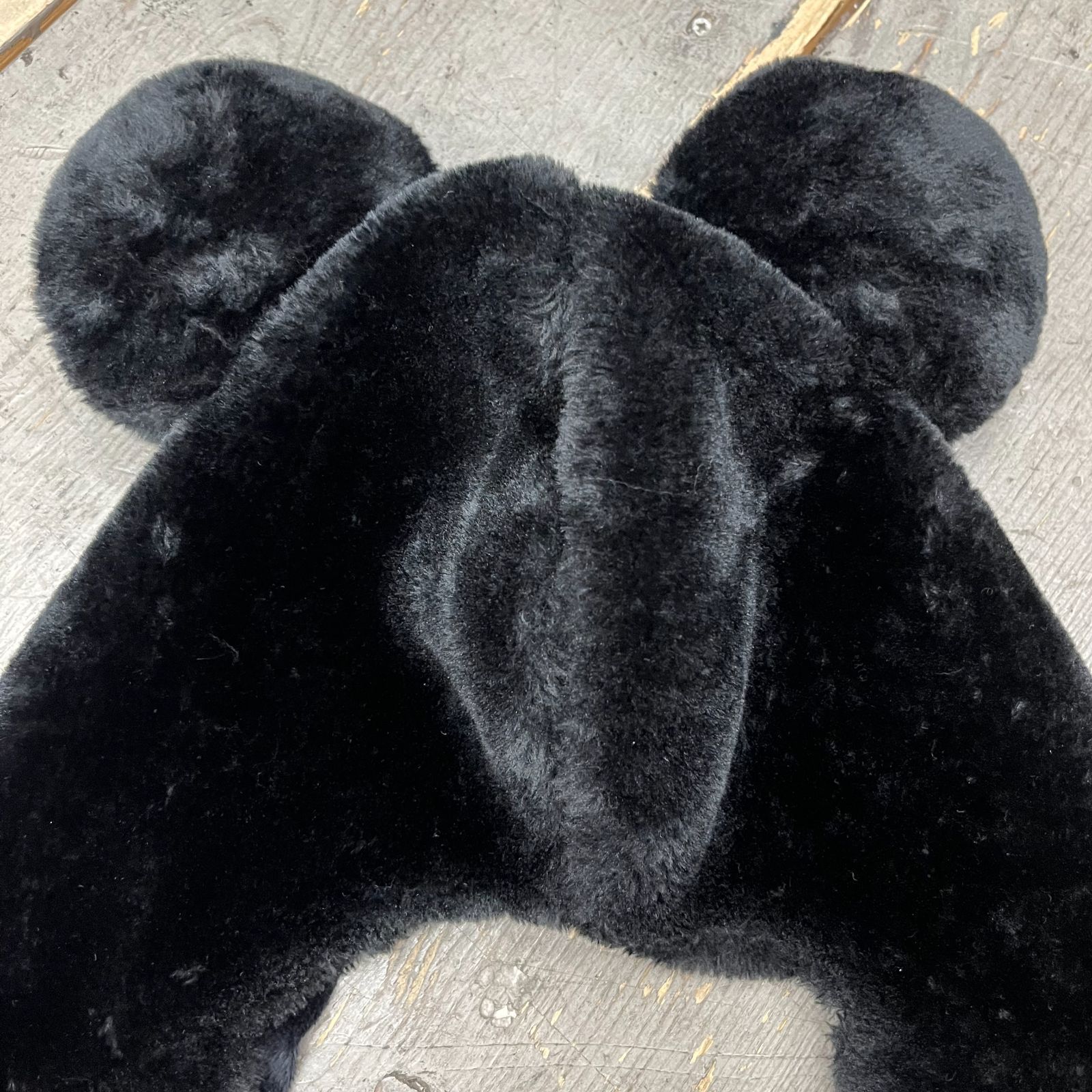 ディズニー ミッキー マフラー ファンキャップ 黒 ブラック Disney