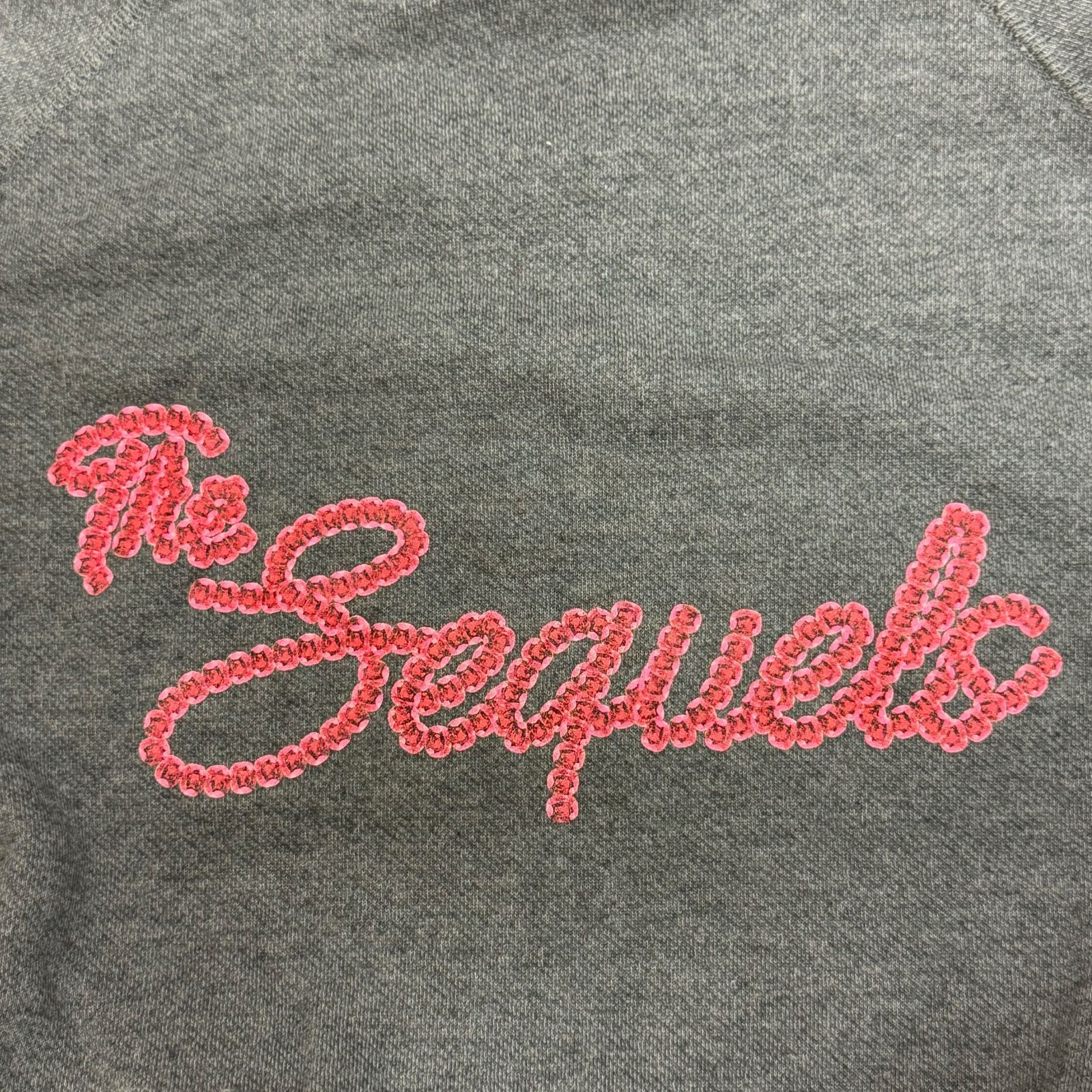 定価36300円 SEQUEL SQ-23AW-HD-03 HOODIE ロゴプリント スウェット  