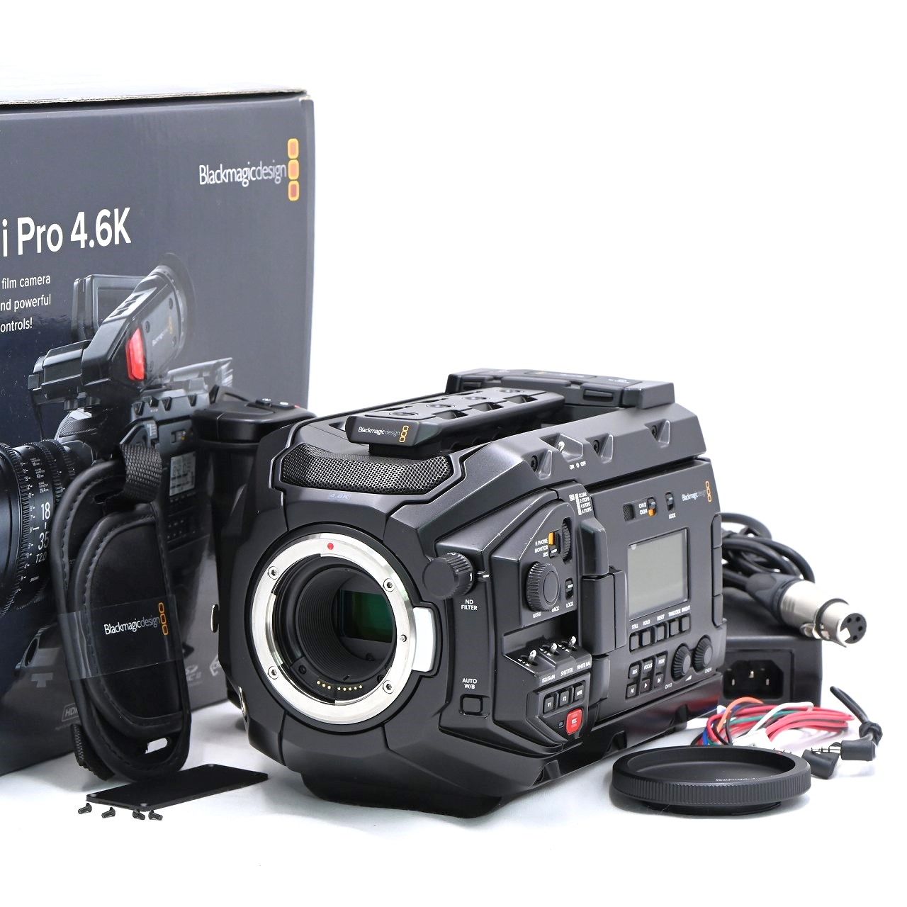 ブラックマジックデザイン BlackmagicDesign Blackmagic URSA Mini Pro 4.6K キヤノンEFマウント  CINEURSAMUPRO46K ビデオカメラ【中古】 - メルカリ