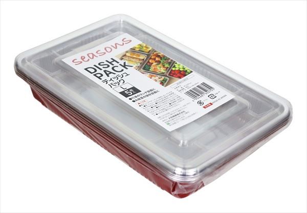 まとめ買い-100点セット シーズンズ ディッシュパックＬ５組入 大和物産 お弁当用品