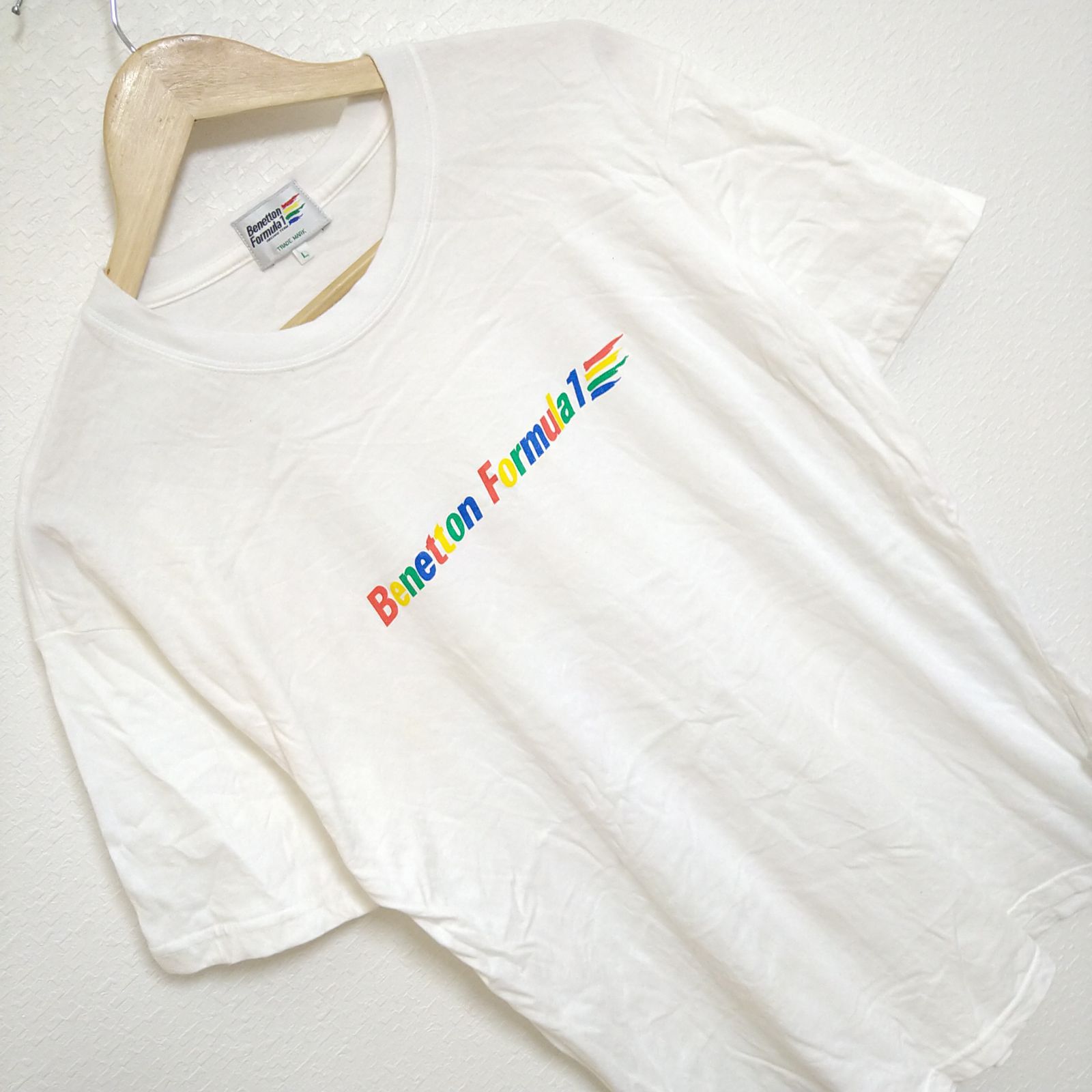 w^)b Benetton Formula 1 ベネトン フォーミュラ f1 Tシャツ 半袖 ロゴ