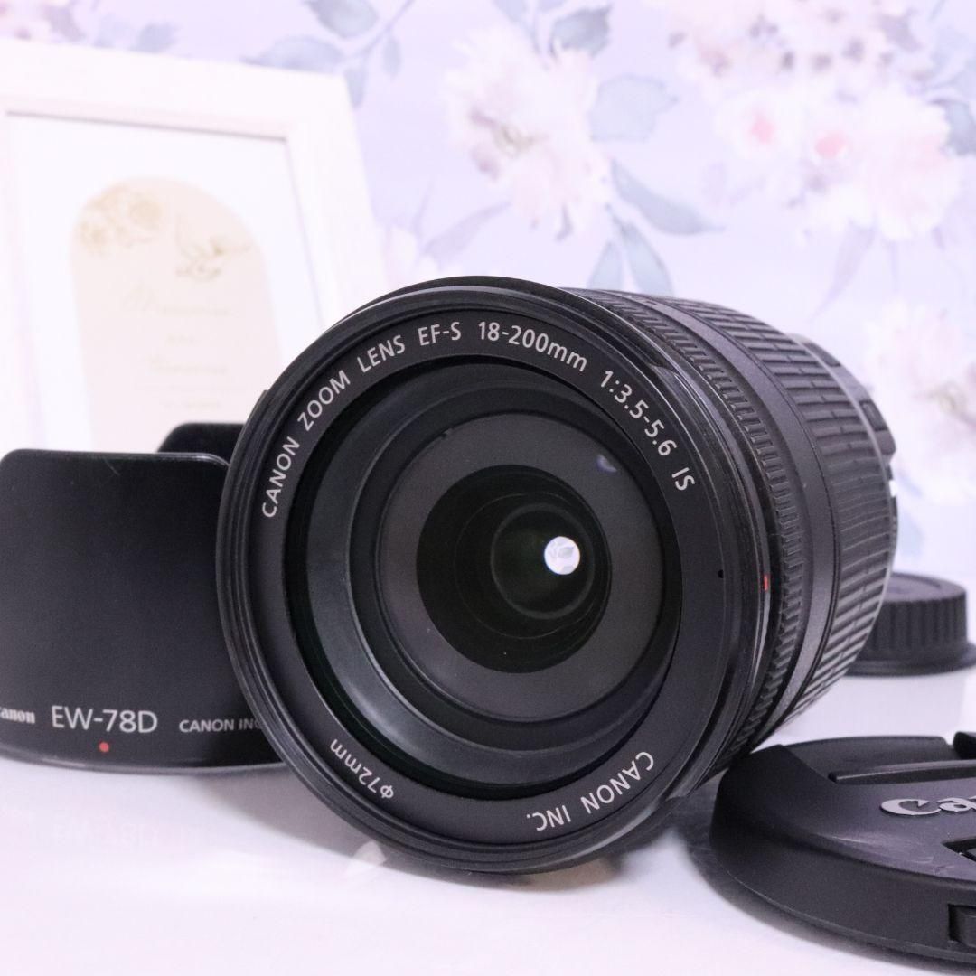 近距離～望遠までカバーする万能レンズ☆キヤノンEF-S 18-200mm IS♡ 近距離～望遠までカバーする万能レンズ☆キヤノンEF-S 18-200mm IS♡