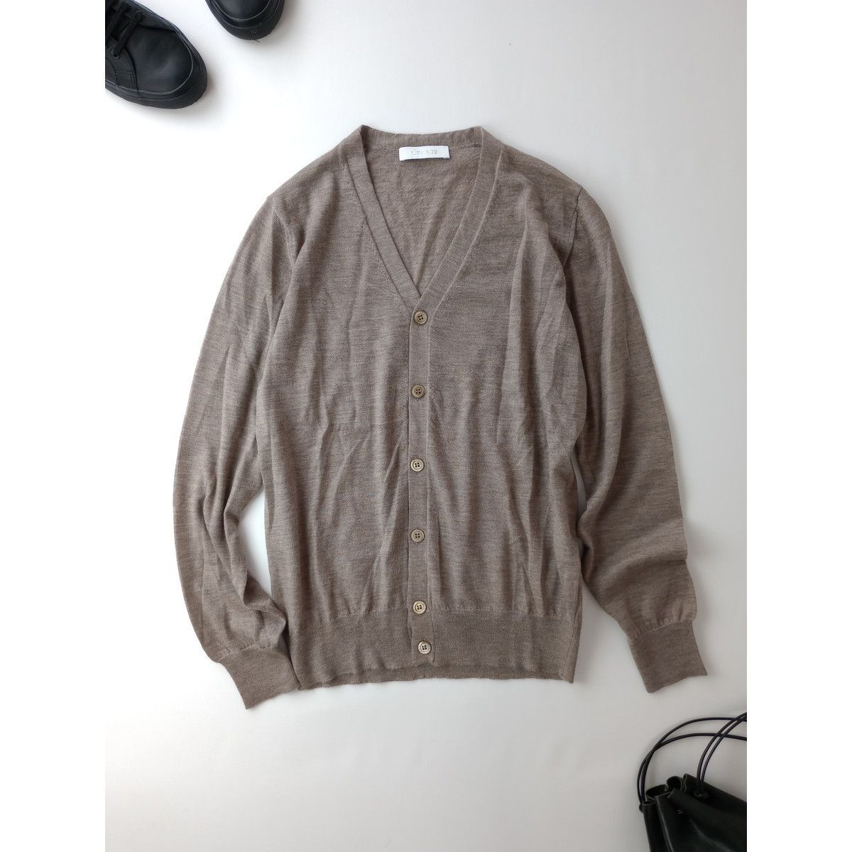 クルチアーニ Cruciani カーディガン 44 クルチアーニ / Cruciani / Vネック ニット カーディガン