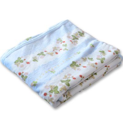 ウェッジウッド　ブルー　毛布　シール織綿毛布 ウエッジウッド WEDGWOOD シール織綿毛布 ブルーWW7620N 日本製