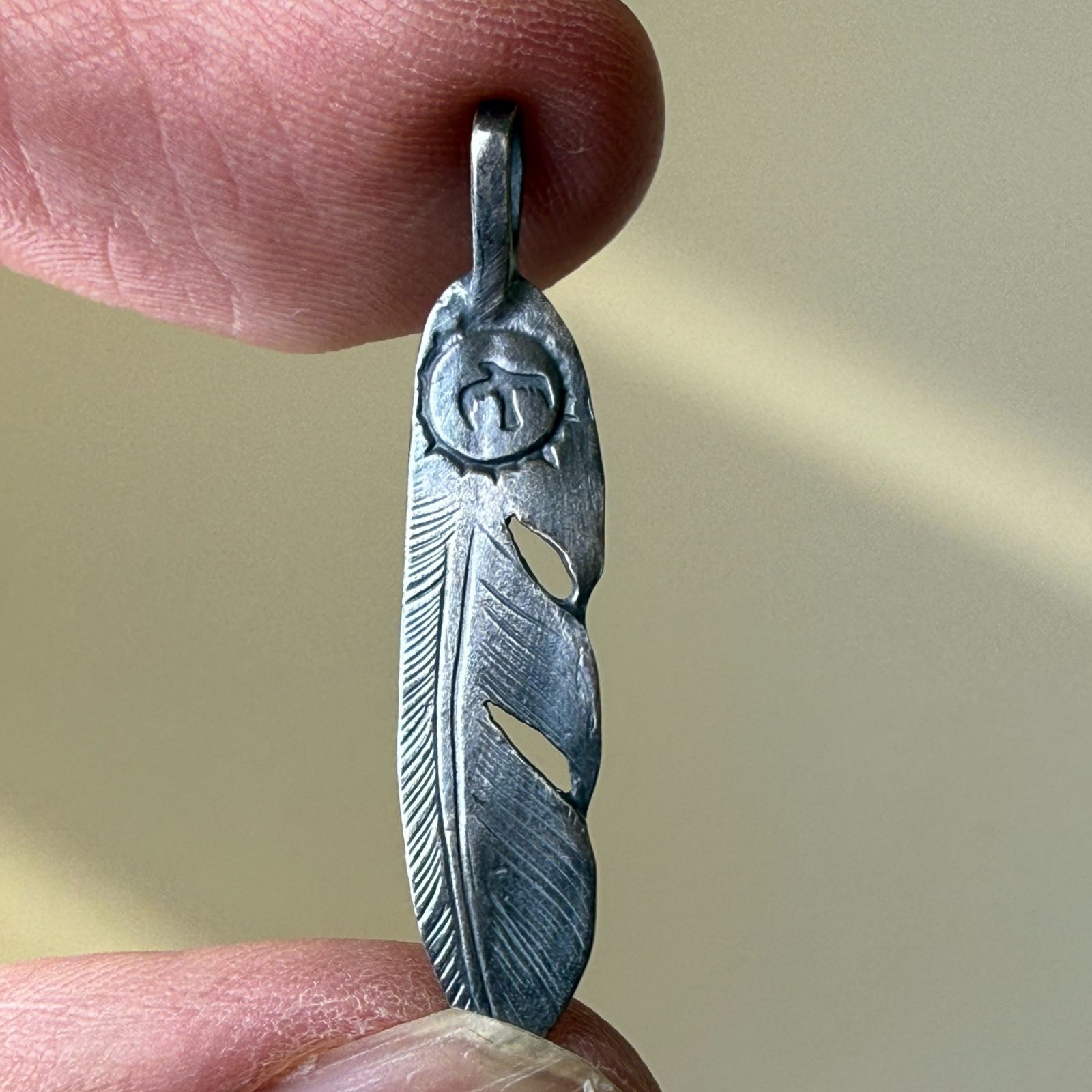 goro's ゴローズ SVフェザー小 右 ゴローズ goro's 美品 SVフェザー M