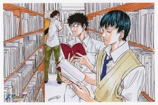 中古】ポストカード 乾貞治＆柳蓮二＆毛利寿三郎 エンドロール描き