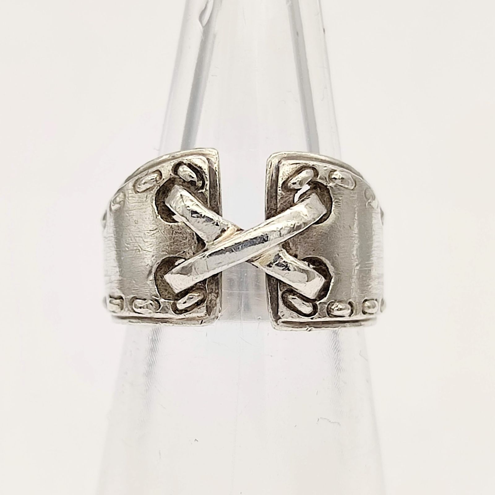 HERMES エルメス メキシコリング ヴィンテージ SILVER シルバー925 48 8号