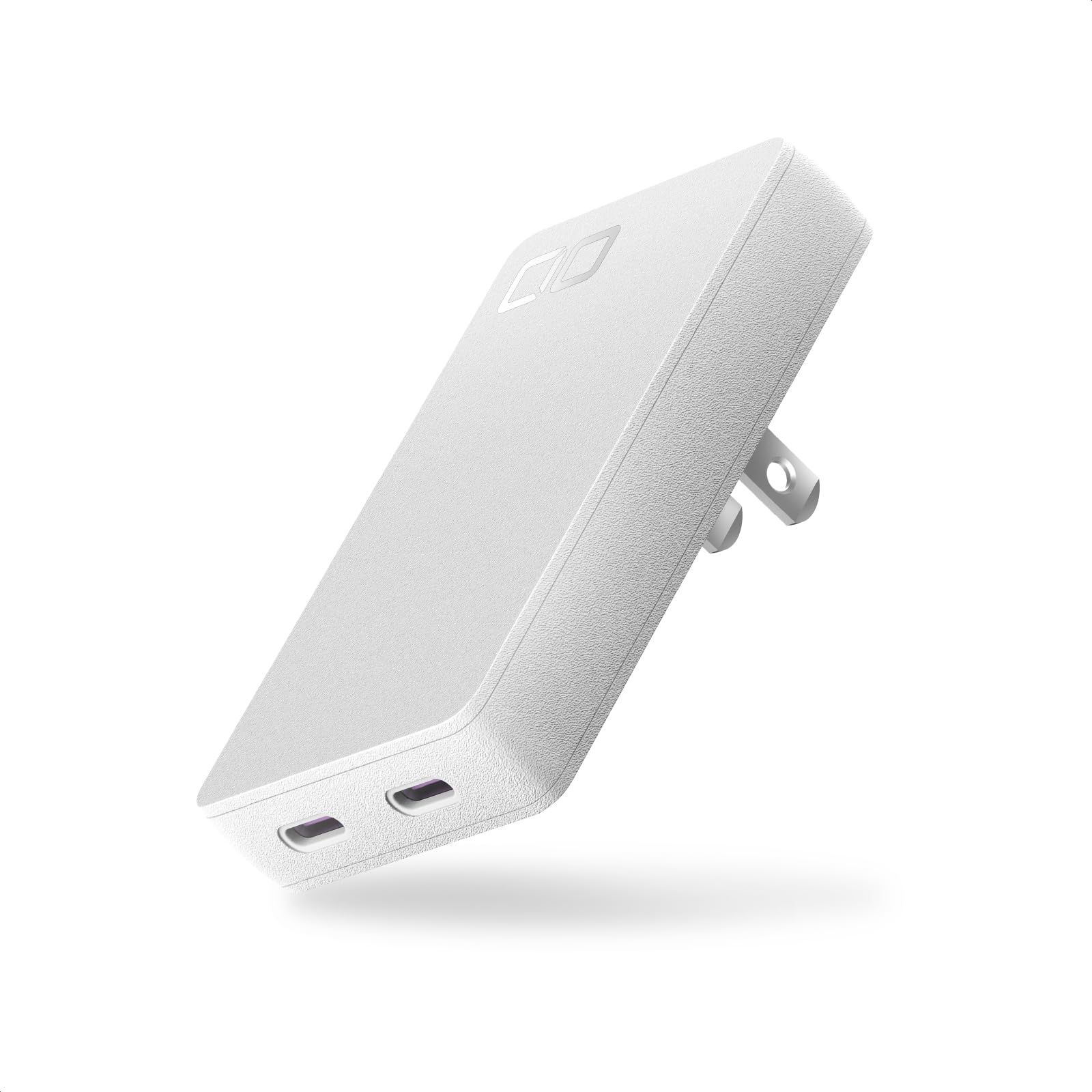 CIO NovaPort SLIM DUO 67W 2C [極薄 14ｍｍ CIO独自技術 NovaIntelligence搭載] PD GaN