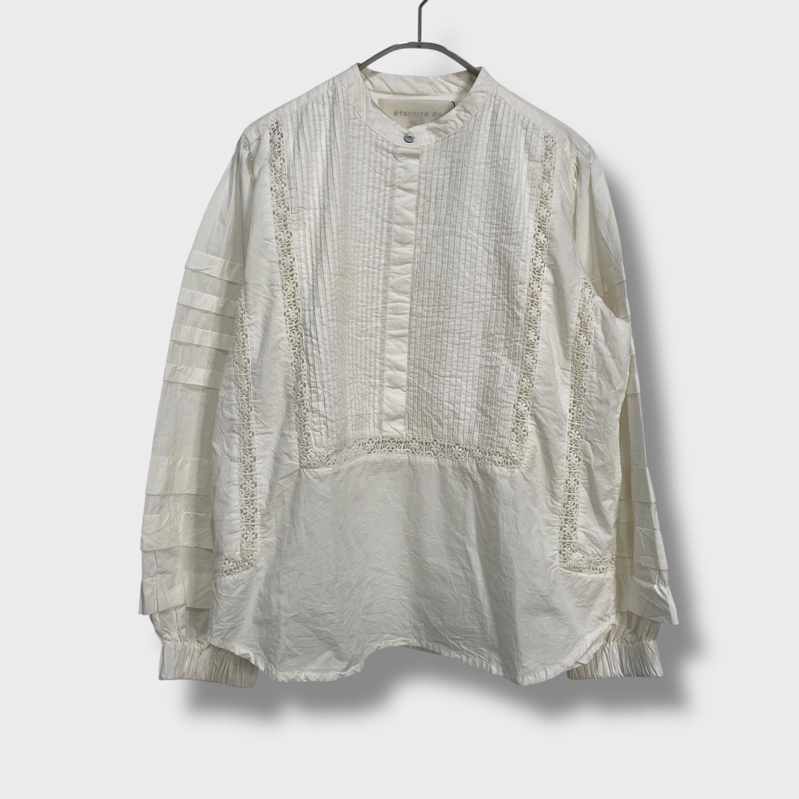 ◎新品◎エテルニテドゥソワ　スタンドタックシャツ　soi-e ◎新品◎エテルニテドゥソワ スタンドタックシャツ soi-e