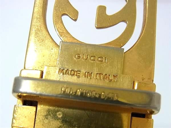 GUCCI オールドグッチ ヴィンテージ インターロッキングG レザー