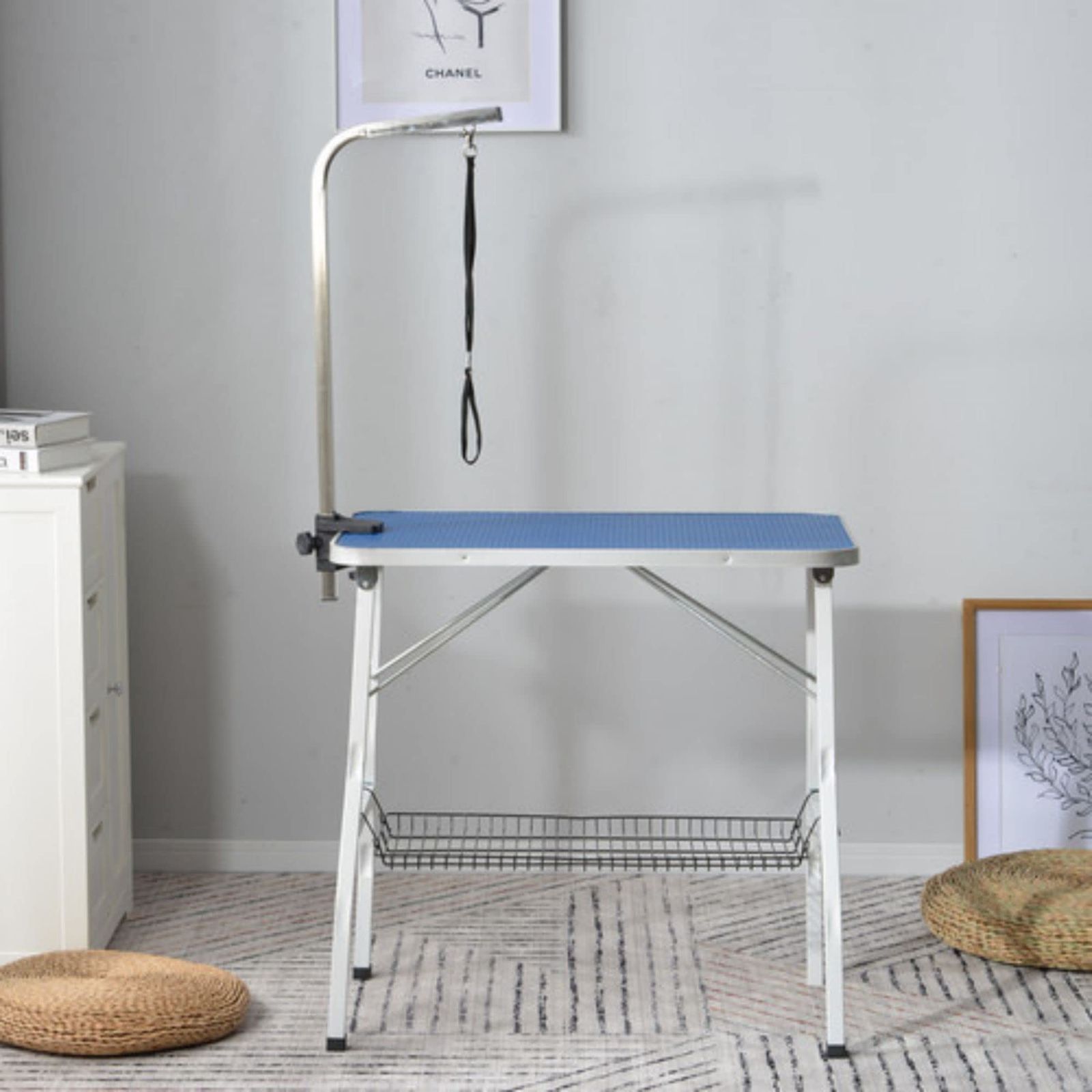 新着商品 折り畳み トリミング ペット用 シャンプーカット トリミング台 ブロー 折りたたみ ブラッシング トリミングテーブル 爪切り BTM バリカン