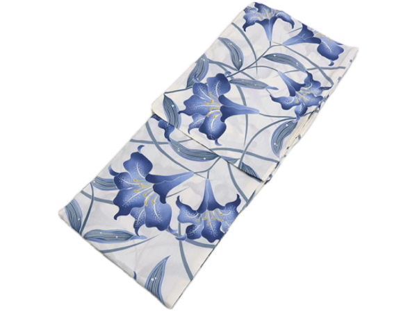 着物美人 小紋 夏着物 くすみ 合繊 変り織り 洗える着物 女着物 着物