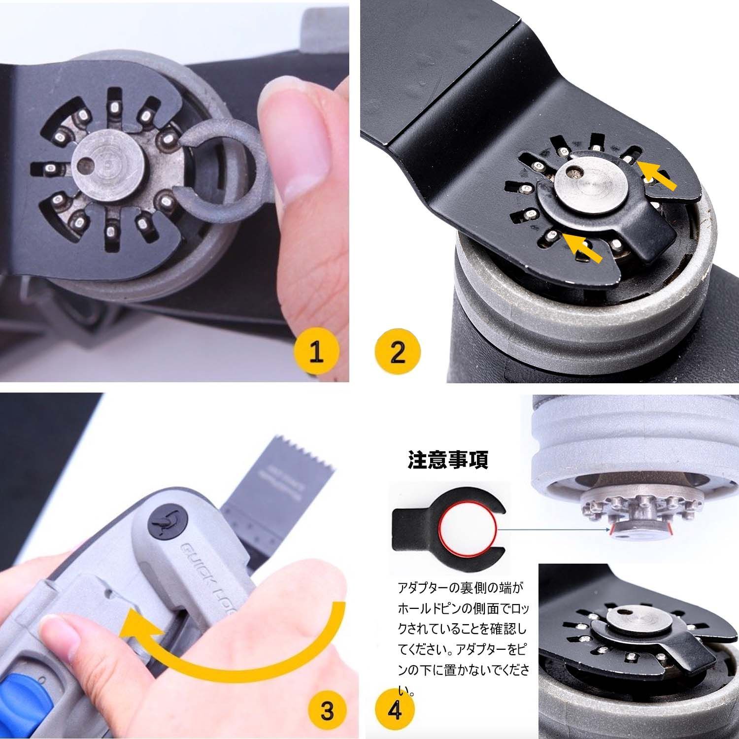 【正規品（新品）】EZARC 12点 x 5セット カットソーブレード マルチツール用 替刃 互換 木材・金属切断 電動工具 先端工具 ブレード カットソー マルチツール用 替刃 マルチツールブレード マルチソー 替え刃
