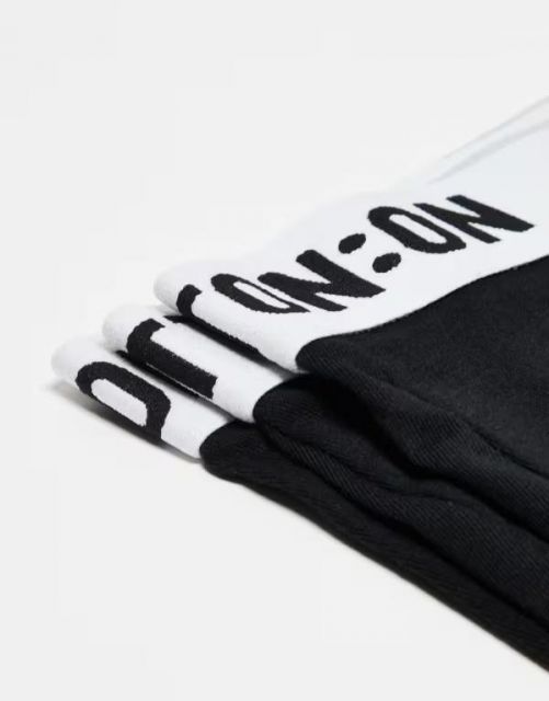 コットンオン メンズ ブリーフパンツ アンダーウェア Cotton On 3 pack boxers in black