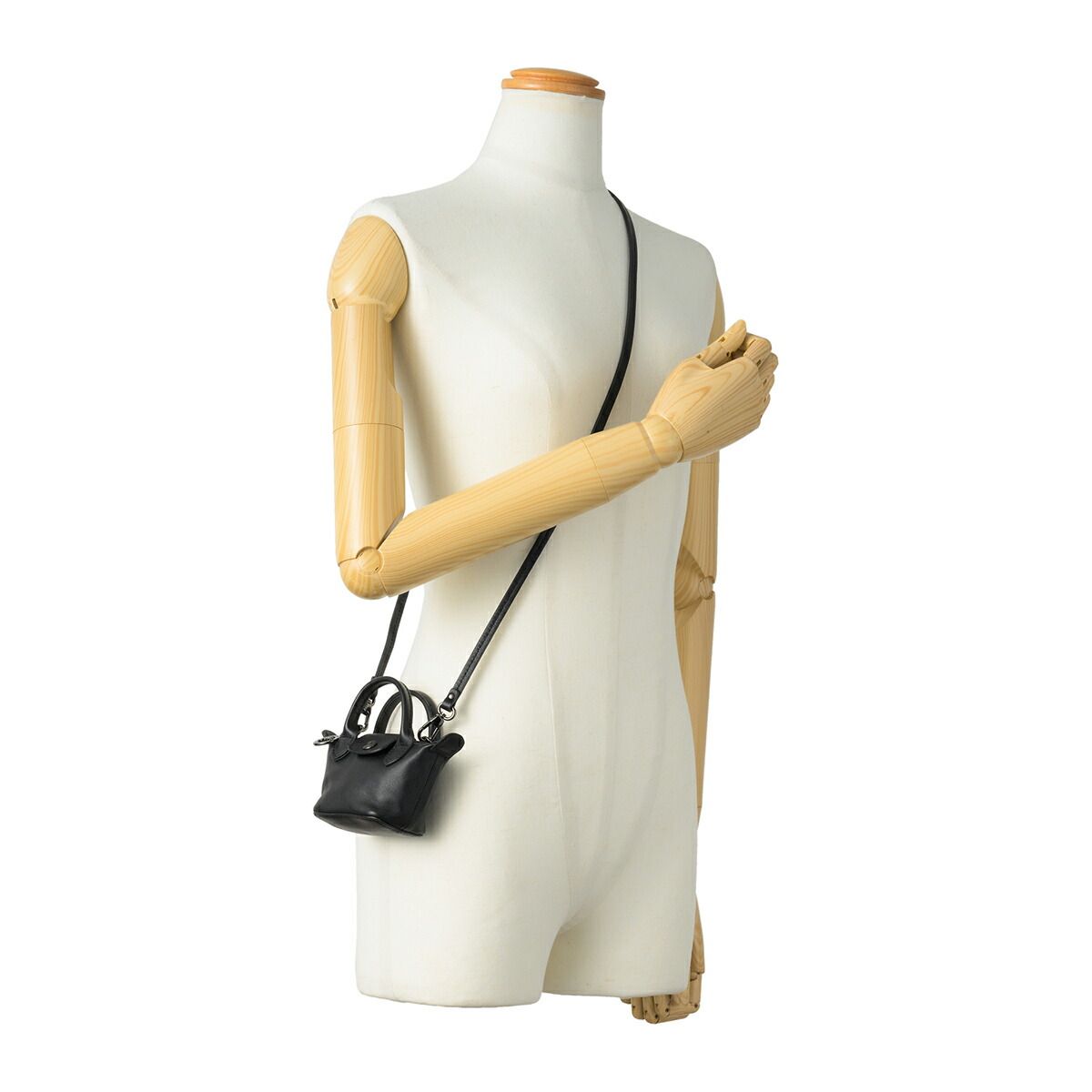 新品 ロンシャン LONGCHAMP ショルダーバッグ ル・プリアージュ キュイール MINI CROSSBODY/COIN PURSE ブラック 新品 ロンシャン LONGCHAMP ショルダーバッグ ル・プリアージュ