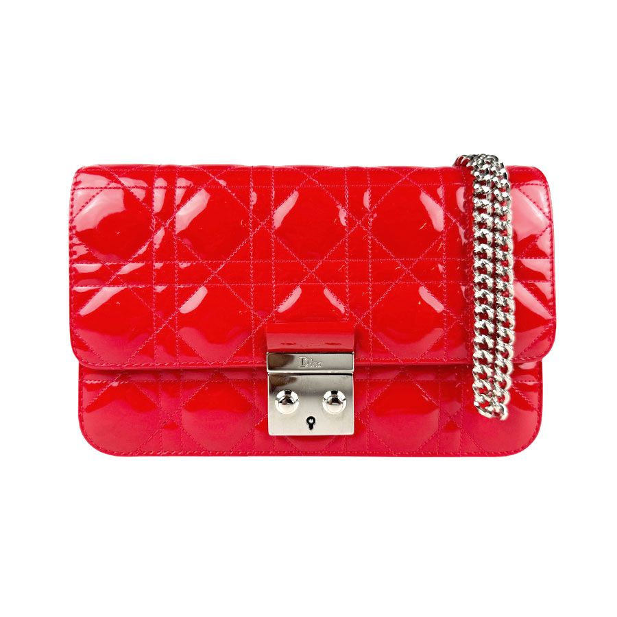 【良品】Dior クリスチャンディオール チェーンウォレット ニューロック ネット限定】Dior ディオール ミスディオールカナージュ ニュー