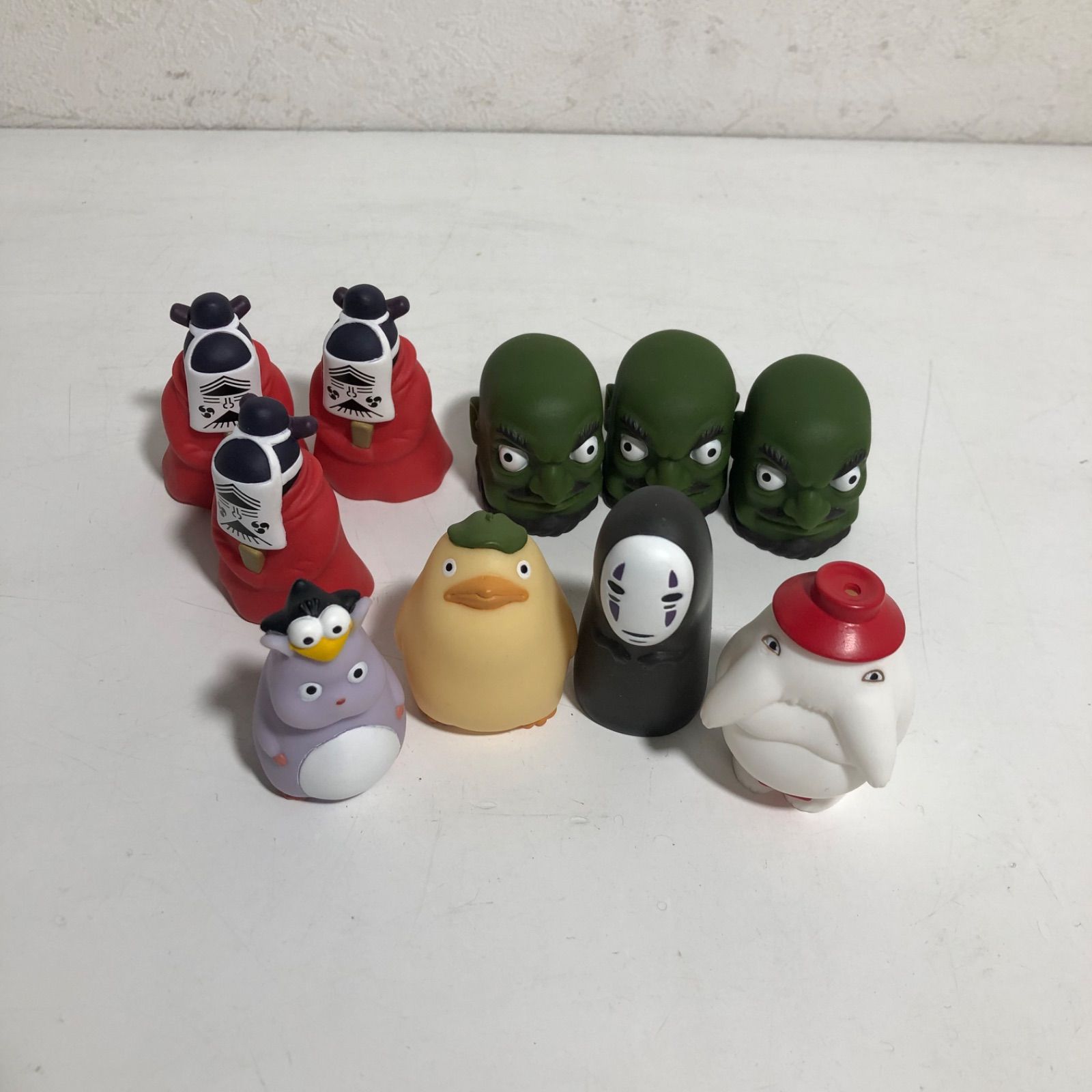 ☆ジブリ ソフビ 指人形 42点 まとめ売り となりのトトロ、千と千尋の