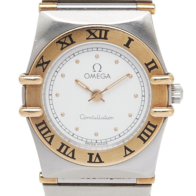 オメガ コンステレーション シルバー ステンレススチール メッキ  