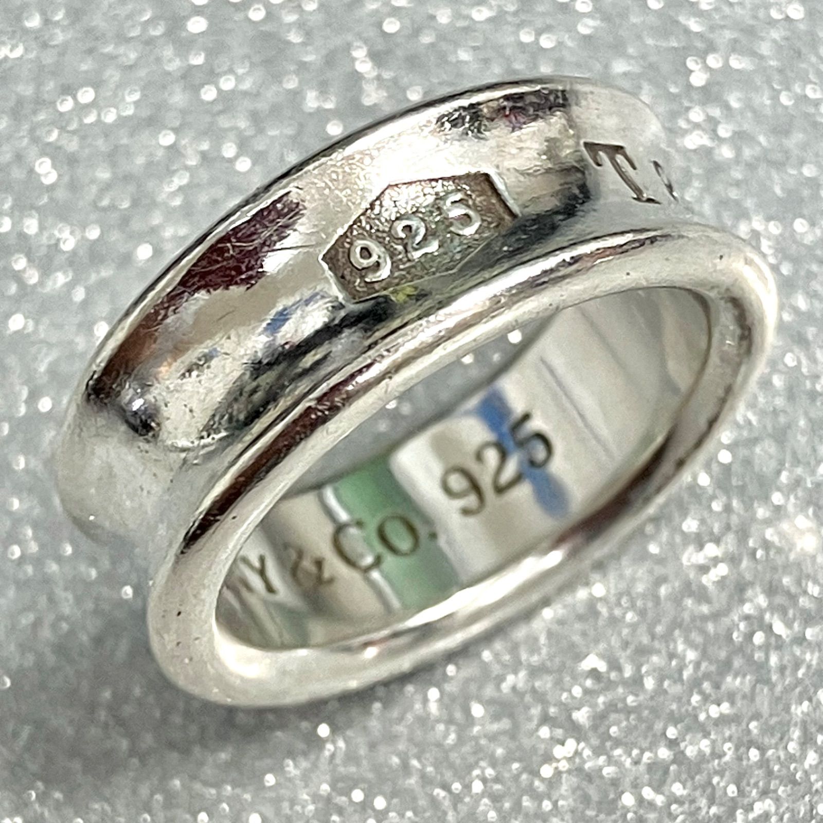 上美品⭐️TIFFANY&Co.】 ティファニー ナローリング 創業年1837刻印 