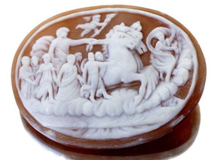 天使　シェル　カメオ　ルース 楽天市場】カメオ シェルカメオルース 『大天使ミカエル』グイド