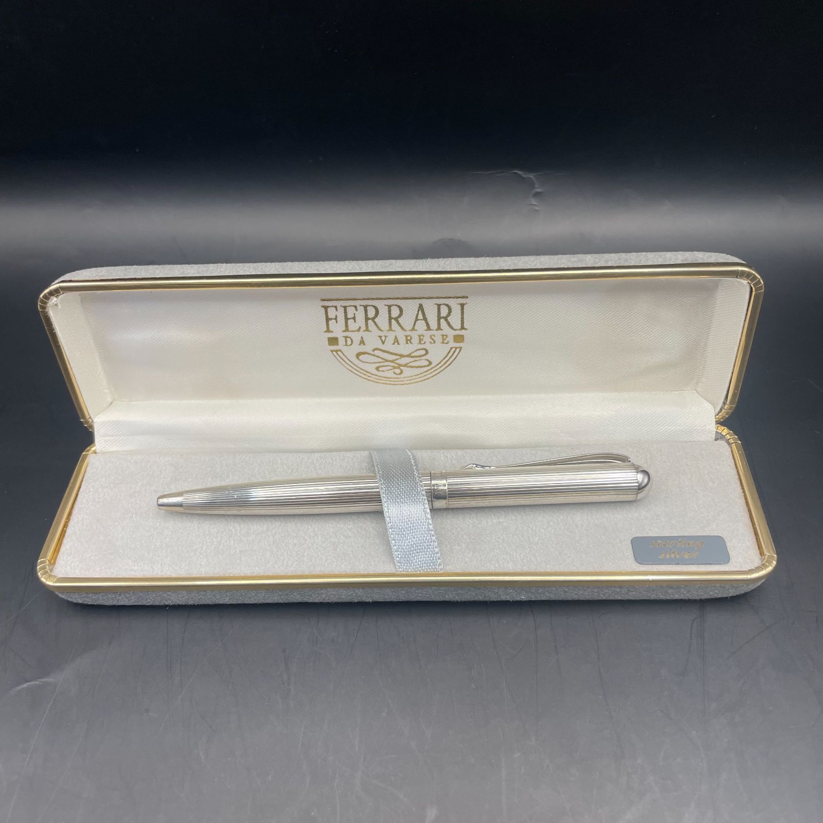 FERRARI DA VARESE sterling silver 925 ボールペン ケース付き MS-M0048