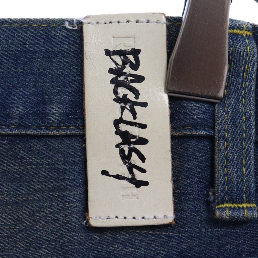 ISAMU KATAYAMA BACKLASH イサムカタヤマバックラッシュ x  FLASH 別注 SARROUEL SKINNY DENIM ロイヤル フラッシュ 別注 サルエルスキニーデニムパンツ インディゴ RF-DO1 ISAMU KATAYAMA BACKLASH (イサムカタヤマバックラッシュ) x ROYAL